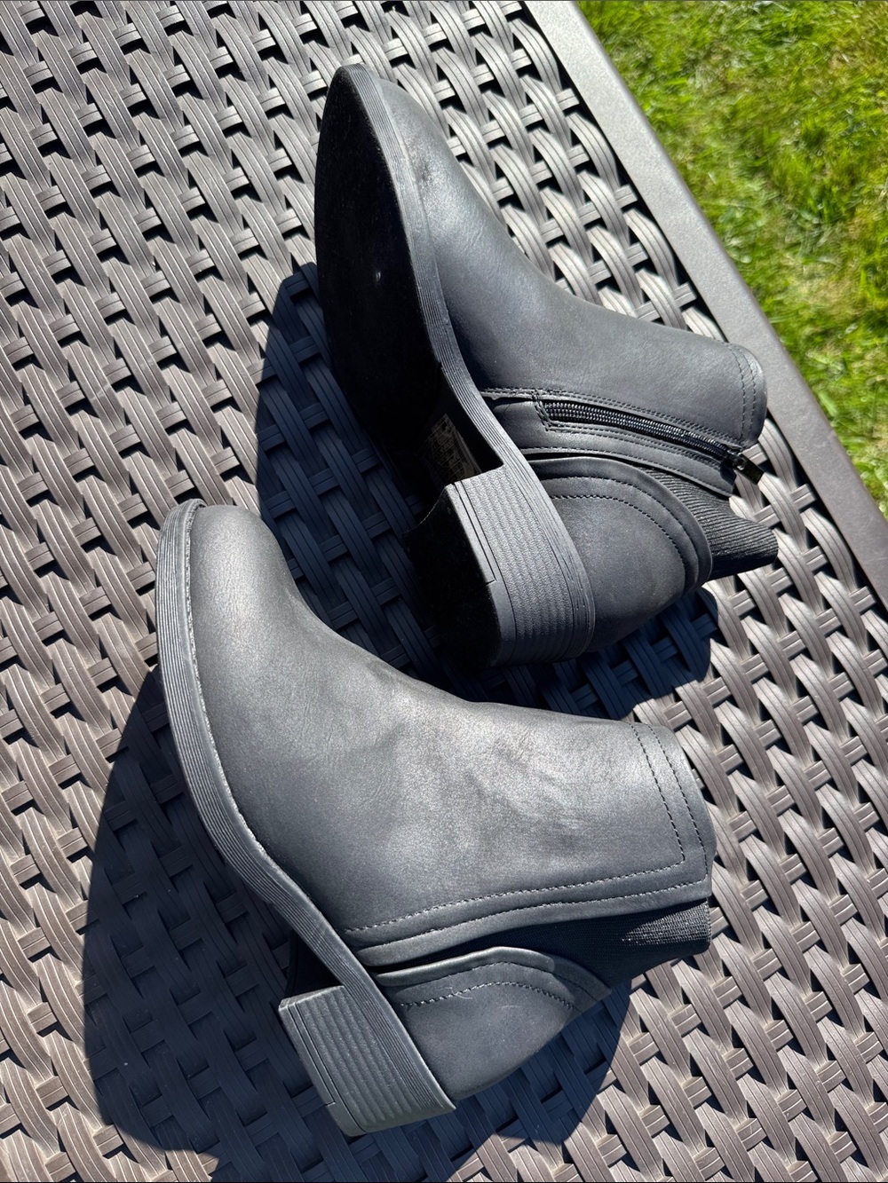 torrid Black Women's Low Heel Ankle Boots